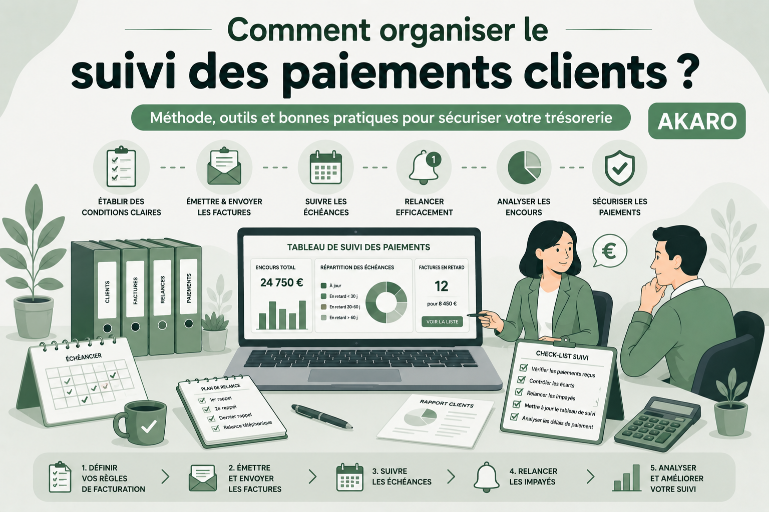 Comment organiser le suivi des paiements clients ?